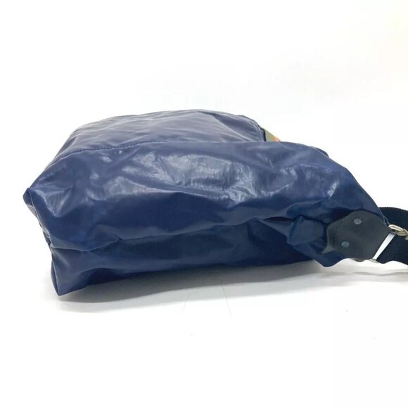 JACK GOMME 2WAY bag shawl Shoulder Bag Nylon Navy - Picture 12 of 15